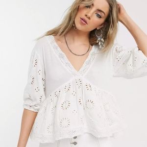 Free People | Sweeter Side Eyelet Top